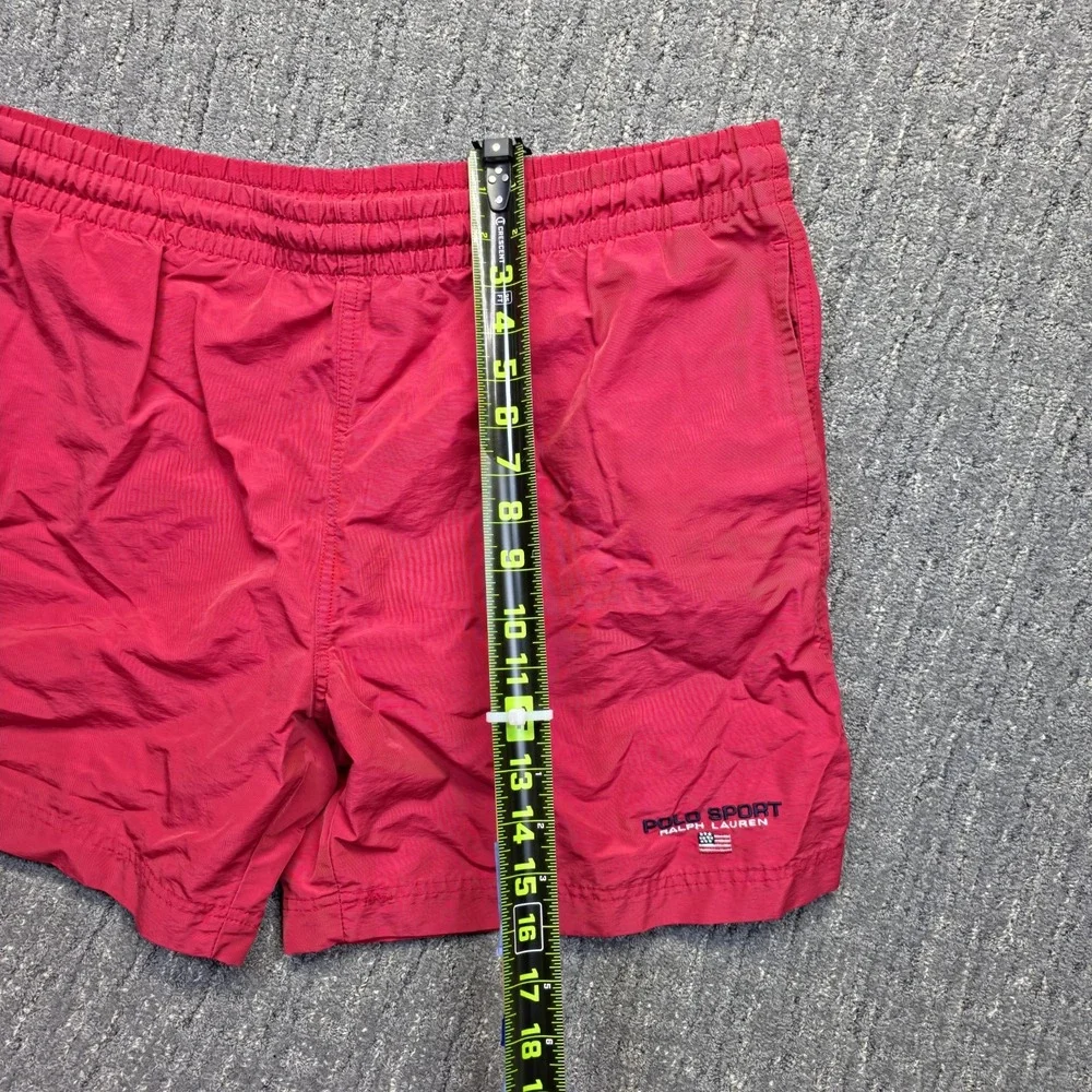 Vintage Polo Sport Ralph Lauren Swim Shorts Mens Large Baggy Shorts Swimwear 90s